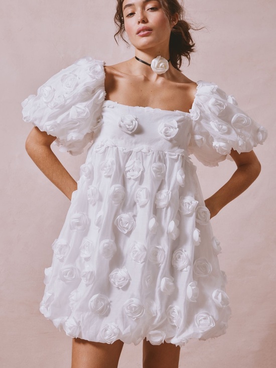 Sister Jane Dresses & Skirts - Sister Jane Dream Belle Rosette Mini Dress